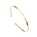Plain Gold Tiara Base Metal Headband Hair Band Crafting Bridal Wedding Prom for Women Girls by Glitz4Girlz