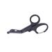 Feloyal medical scissors dressing scissors or bandage scissors made of stainless steel titanium coating matt emt 7.7 inches for doctors or nurses emergency room or camp outside (black)