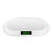 Baby scale flat digital up to 20kg baby scale breastfeeding scale animal scale children scale infant scale white