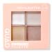 J.Cat Beauty Highlighter Quad Spectrum Palette 0.21 oz