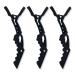 Kitsch Black No Slip Crocodile Clips 3 ct