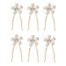 Discover ScÃ¼nci Gold And White Hairpin Set - Elevate Your Style Instantly! - Buy Online on GoSupps.com