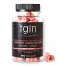 tgin Wild Growth Vitamins Hair, Skin + Nails Gummies 60 ct