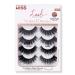 Kiss Lash Couture Naked Drama Taffeta Eyelashes Multi-Pack