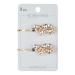 ScÃ¼nci Elite Rhinestone Bobby Pins 2 Pieces Glam Gold 2 Pieces - Transform Your Style with the Best Innovation Today! - Buy Online on GoSupps.com