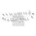 Scünci Silver & Rhinestone Hair Comb 1 ct
