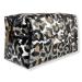 The Vintage Cosmetic Company Leopard Print Transparent Make-Up Bag