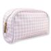 The Vintage Cosmetic Company Pink Gingham Make-Up Bag
