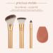 Discover EcoTools Precious Metals Face Blend + Sculpt Brush & Sponge Set - Elevate Your Style Instantly! - Buy Online on GoSupps.com