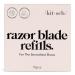 Discover Kitsch Razor Blade Refills 10 ct - Elevate Your Style Instantly! - Buy Online on GoSupps.com
