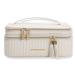 Tartan + Twine Vertical Quilted Train Case With Mirror