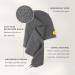 Drybar Dry Martini Microfiber Hair Wrap - Transform Your Style with the Best Innovation Today! - Buy Online on GoSupps.com