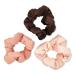 Kitsch Recycled Fabric Puffy Scrunchies 3 ct