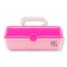 Caboodles Pretty In Petite Cosmetic Case Two Tone Pink