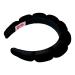 Discover The Vintage Cosmetic Company Padded Black Velour Spa Headband - Elevate Your Style Instantly! - Buy Online on GoSupps.com