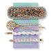 Locks & Mane 'The Piper' Pave Stone Barrette Set