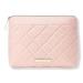 Tartan + Twine Pink Denim Quilted Clutch