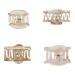 Discover ScÃ¼nci PRIMP Mix Acrylic Claw Clips - Pink 4 ct - Elevate Your Style Instantly! - Buy Online on GoSupps.com