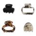 Scünci PRIMP Mix Acrylic Claw Clips - Tort 4 ct