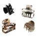 Discover ScÃ¼nci PRIMP Mix Acrylic Claw Clips - Tort 4 ct - Elevate Your Style Instantly! - Buy Online on GoSupps.com