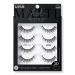 Kiss Lash Couture Matte Black Faux Mink Eyelashes Multipack 4 pair