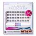 Kiss Falscara Starter Kit, Lash Clusters, Lengthening Wisps 36 ct