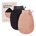 Kitsch Exfoliating Glove 2pc Set Black & Terracotta