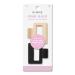 GIMME beauty Fine Hair Square Extra Grip Claw Clip Black/Tan