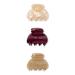 Scünci Primp 4cm Claw Clips 3 ct