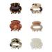 Scünci Primp 2.5cm Claw Clips 6 ct