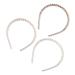 Scünci Primp Pearl Headbands 3 ct