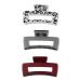 Scünci Primp Claw Clips 3-PK 3 ct