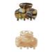 Scünci Primp 3.5cm Acrylic Claw Clips 2 ct
