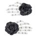 Scünci Halloween Skeleton Hands Glow In The Dark Clips 2 ct