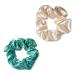 Scünci Wicked Emerald City Satin Scrunchies 2 ct