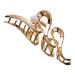 Discover ScÃ¼nci Wicked Glinda Gold W/Pearl Wavy Metal Claw Clip - Elevate Your Style Instantly! - Buy Online on GoSupps.com