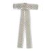 Scünci Holiday Long Barrette Bow With Pearls