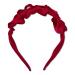 Scünci Holiday Satin Headband With Pearls