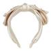 Scünci Holiday Ivory Stone Bow Headband