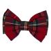 Scünci Holiday Tartan Bow
