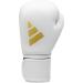 Buy Adidas Boxing Gloves Speed 50 - Durable 14 oz Punching Gloves for Adults - Comfortable White/Gold - International Shipping Available - Buy Online on GoSupps.com