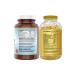 Ncs Calcium Magnesium Zinc D & K Vitamin 120 Tablets & Flx Omega 3-6-9 Fish Oil 90 Tablets - Buy Online on GoSupps.com