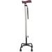 Canes Walking Stick Walking Cane Holder Walking Stick Crutch for Old Man Elderly Telescopic Stable Non Slip Lightweight Height Adjustable with 4 Feets Silver Walking Stic powerfully
