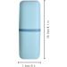 Fiyson 2-Piece Travel Toothbrush Set with Etui & Water Cup - Ideal for Camping Business Trips Home & School (Green) - Buy Online on GoSupps.com
