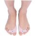 Gel Toe Separator for Overlapping Toes - Hallux Valgus Corrector, Hammer Toe Relief - 2 Pairs Foot Care Straighteners - Buy Online on GoSupps.com