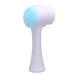 Face washing brush face washing instrument manual soft hair cleaning brush makeup removing and greasy cleansing brush face washing brush exfoliating brush Facial Massager for makeup removal and massage PVC box blue +5 wool