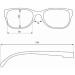 Stylish Jordan Neck Hanging Reading Glasses - Unisex Prescription Quality Anti-Reflective Comfortable Square Design in Light Blue & Tortoise - Buy Online on GoSupps.com