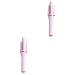 FOMIYES 2pcs Fully Automatic Hair Curling Iron Hair Rollers Tool Pink Nylon 32.50X5.50X5.50CMx2pcs Pinkx2pcs