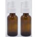 Amber Glass Sprayer 6-Pack for Colloidal Silver & Essential Oils - 30ml (1oz) - No Labels | International Shipping - Buy Online on GoSupps.com