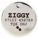 Personalised Engraved 25 32 & 36mm Glitter Paw Print Pet Tag. Bold Contrasting Text. Small Large & Very Large CAT/Dog ID Tags (Red 32mm (Medium & Large Dogs)) 32mm (medium & large dogs) Red - Buy Online on GoSupps.com